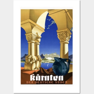 Kärnten Carinthia Austria Vintage Poster 1939 Posters and Art